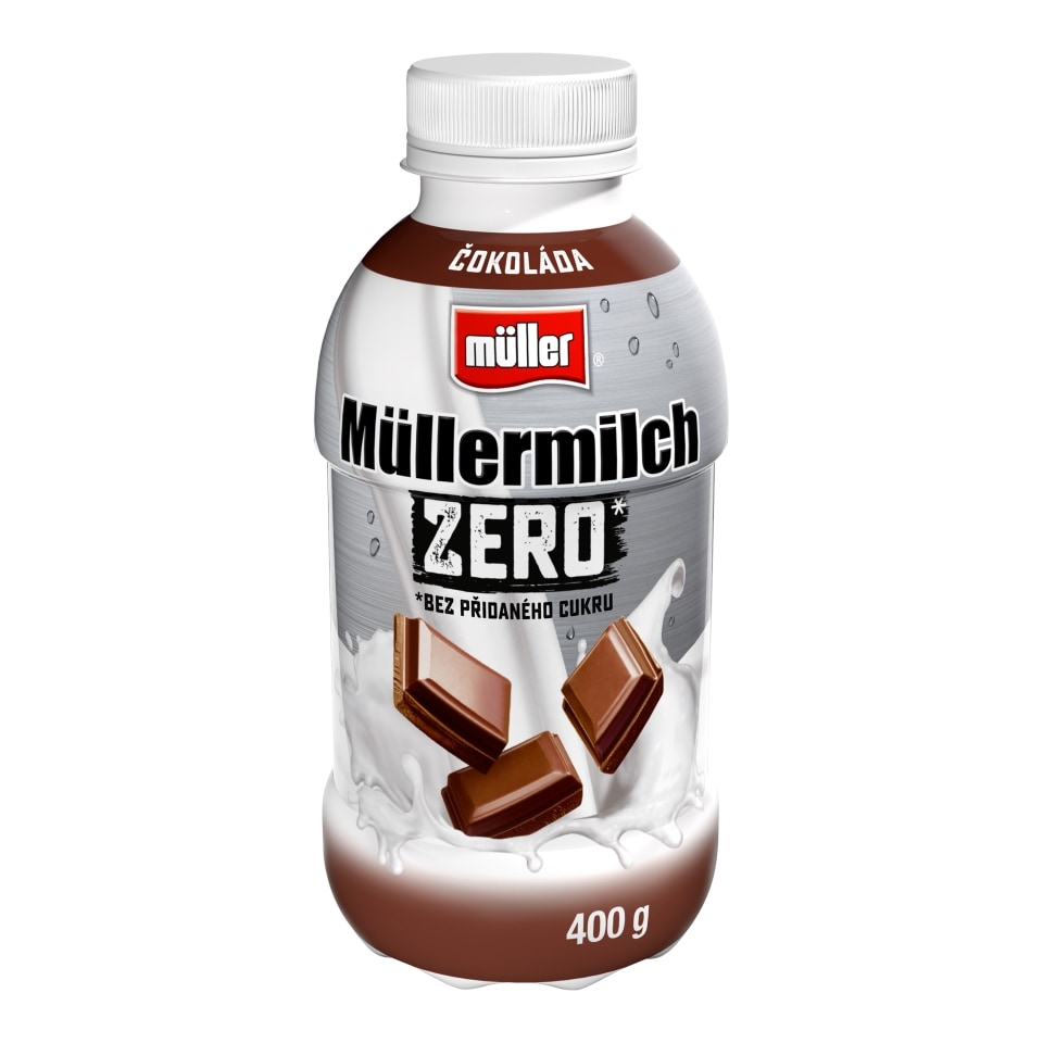 Müllermilch ZERO Mléčný nápoj čokoládový 400 g Albert