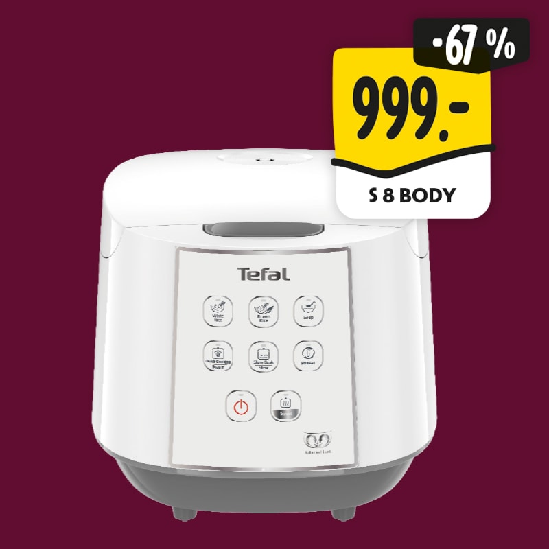 Tefal RK7321F1 8v1 rýžovar s napařovacím košíkem