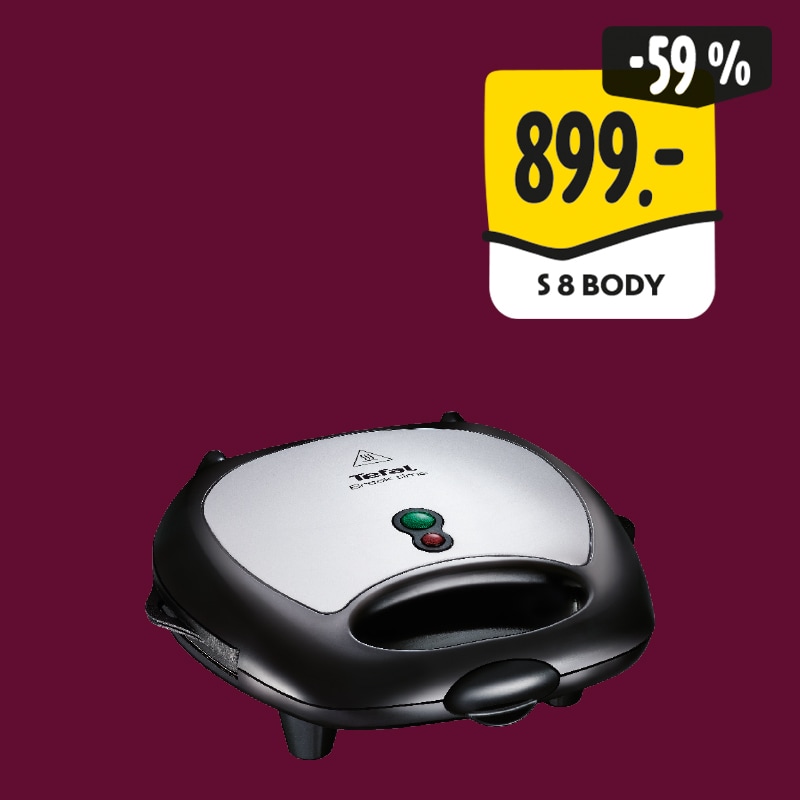Tefal Breaktime 3v1 SW614831 sendvičovač / waflovač s výměnnými deskami