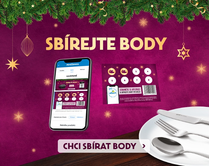 Sbírejte body do aplikace nebo kartičky na nádobí VIVO
