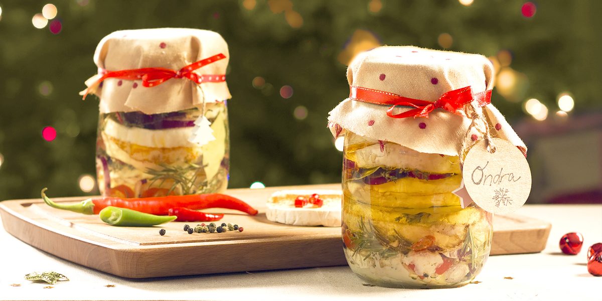 Klasické nakládané sýry