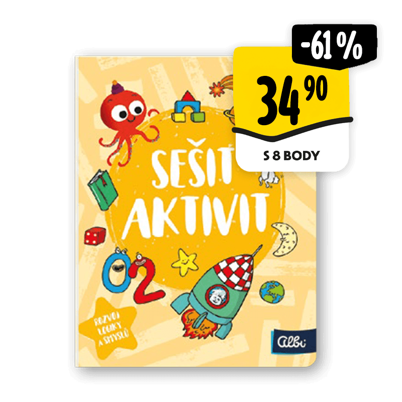 Kvído sešit aktivit od 4 let