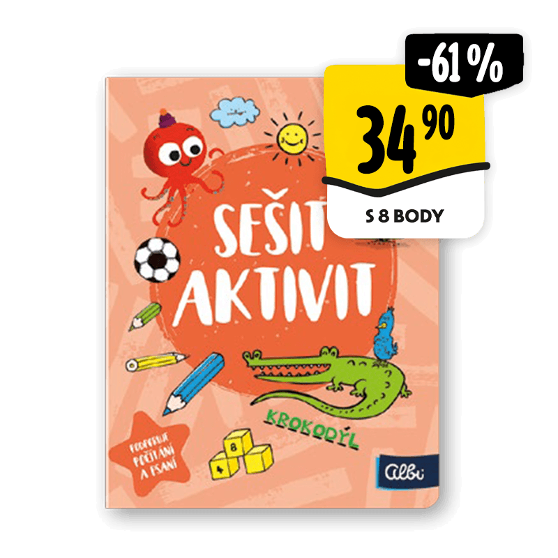 Kvído sešit aktivit od 6 let