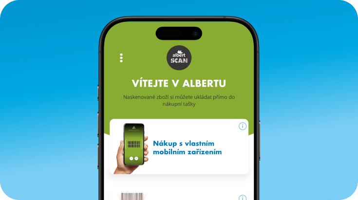 Albert Scan v aplikaci Můj Albert