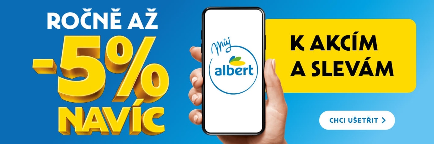 Ročně až -5 % navíc k akcím a slevám