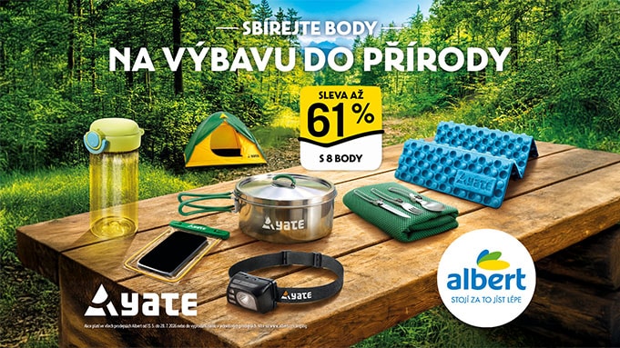 Sbírejte body na výbavu do přírody