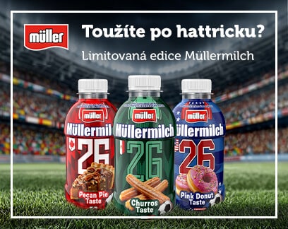 Toužíte po hattricku? Limitovaná edice Müllermilch