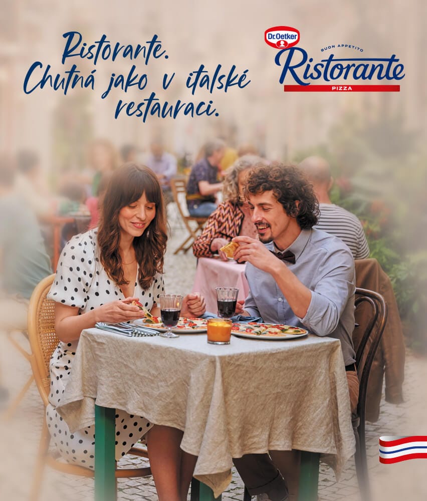 Ristorante. Chutná jako v italské restauraci.