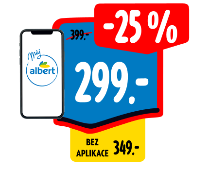 299 Kč s aplikací Můj Albert