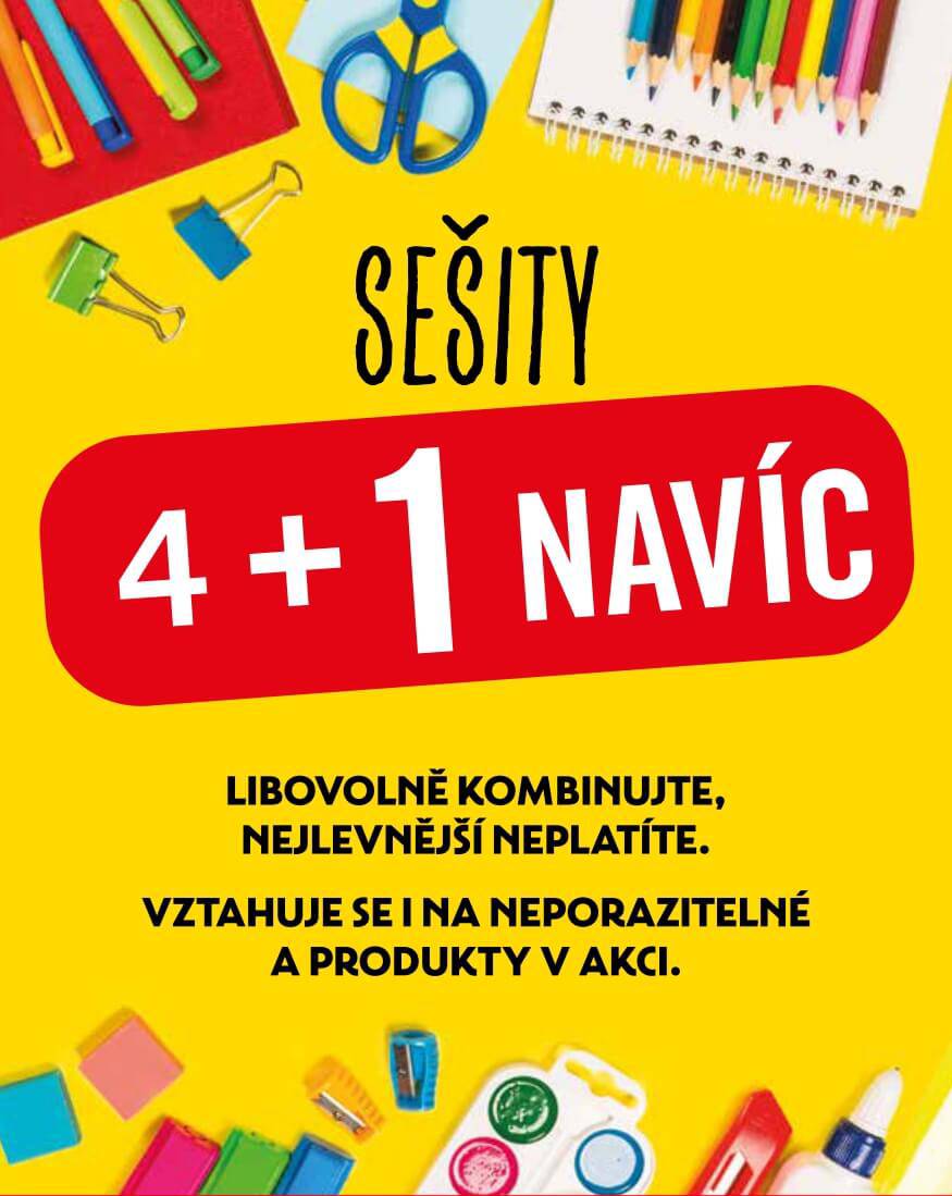 Sešity 4+1 navíc