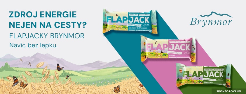 Sponzorováno: Zdroj energie nejen na cesty? Flapjacky BRYNMOR. Navíc bez lepku.