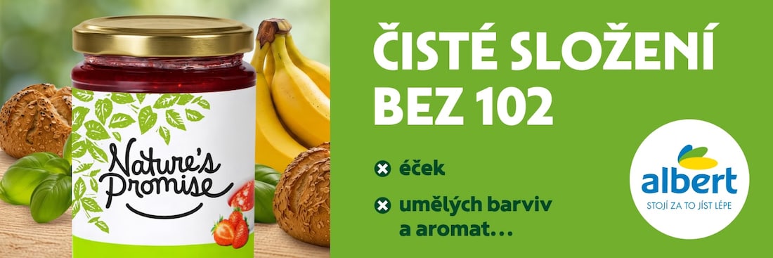 Čisté složení bez 102 éček, umělých barviv a aromat...