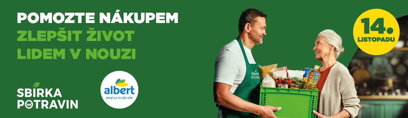 Pomozte nákupem zlepšit život lidem v nouzi. Sbírka potravin 14. listopadu.