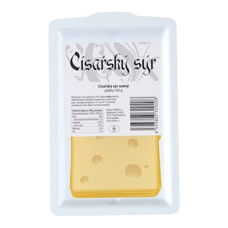 Císařský sýr uzený plátky