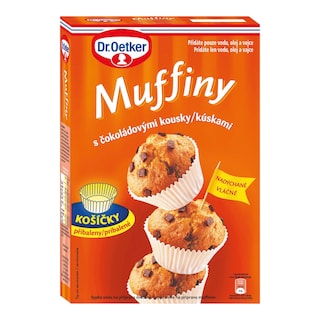 Dr. Oetker Muffiny s čokoládovými kousky