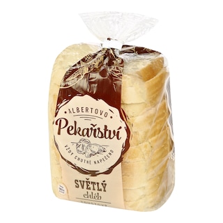 Albert Toustový chléb světlý, krájený