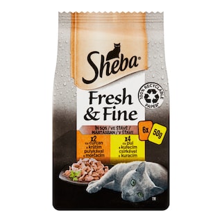 Sheba Fresh & Fine Krmivo pro kočky ve šťávě