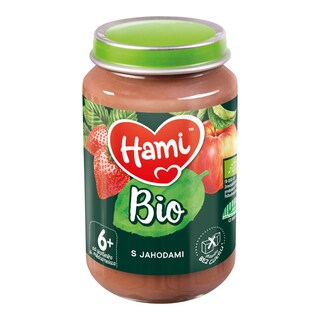 Hami Bio Ovocný příkrm s jahodami