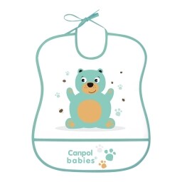 Canpol Babies Plastový bryndák Cute animals