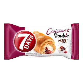 7Days Croissant náplň vanilka a višeň