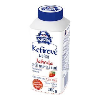 Mlékárna Kunín Kefírové mléko jahoda
