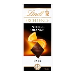 Lindt Excellence Čokoláda hořká mandle a pomeranč