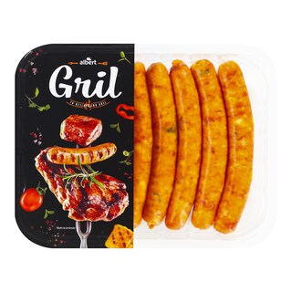 Albert Klobása s čedarem a jalapeňo