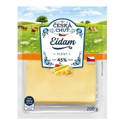 Česká chuť Eidam 45% plátky