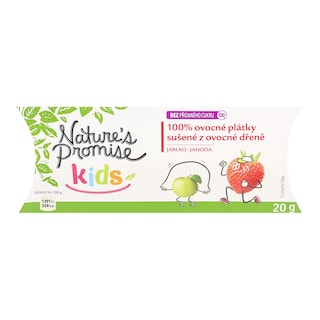 Nature's Promise Kids Plátky jablko, jahoda