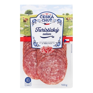 Česká chuť Turistický salám krájený