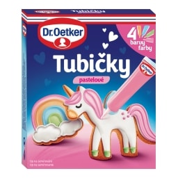 Dr.Oetker Tubičky pastelové barvy