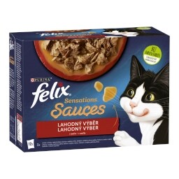 Felix Sensations Sauces výběr masa v omáčkách
