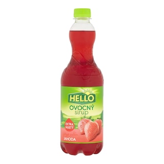Hello Ovocný sirup jahoda