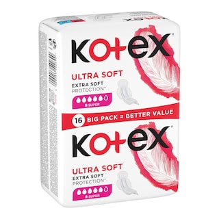 Kotex Dámské vložky Ultra Soft Super