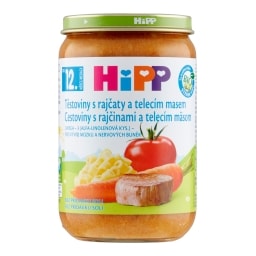 HiPP Bio Těstoviny s rajčaty a telecím