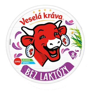 Veselá kráva Tavený sýr bez laktózy