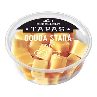 Albert Excellent Tapas Gouda stará kostky
