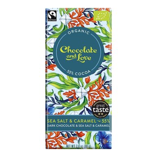 Chocolate & Love Bio Hořká čoko. sůl a karamel