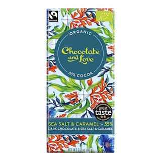 Chocolate & Love Bio Hořká čoko. sůl a karamel