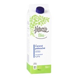 Nature's Promise Bio Mléko polotučné čerstvé