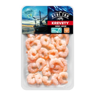 Rybí trh Krevety vařené, loupané