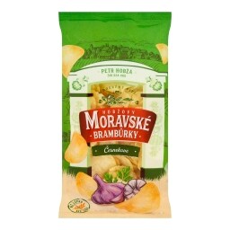 Moravské brambůrky česnekové