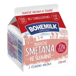 Bohemilk Opočno Smetana ke šlehání 33%