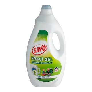 Savo Prací gel na barevné a bílé prádlo