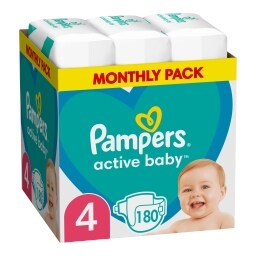 Pampers Active Baby Maxi, velikost 4
