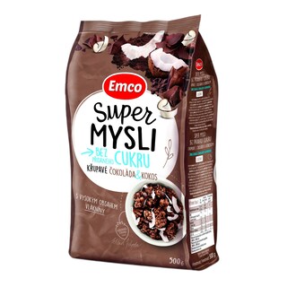 Emco Super Mysli čokoláda a kokos bez cukru