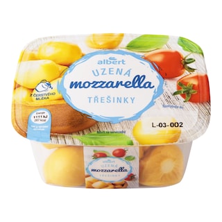 Albert mozzarella třešinky uzené