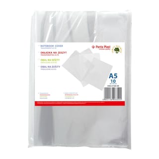 Obaly na sešity, A5 průhledné