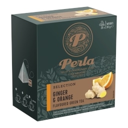 Perla Selection Zelený čaj zázvor & pomeranč