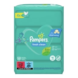 Pampers Fresh Clean Baby Dětské čisticí ubrousky